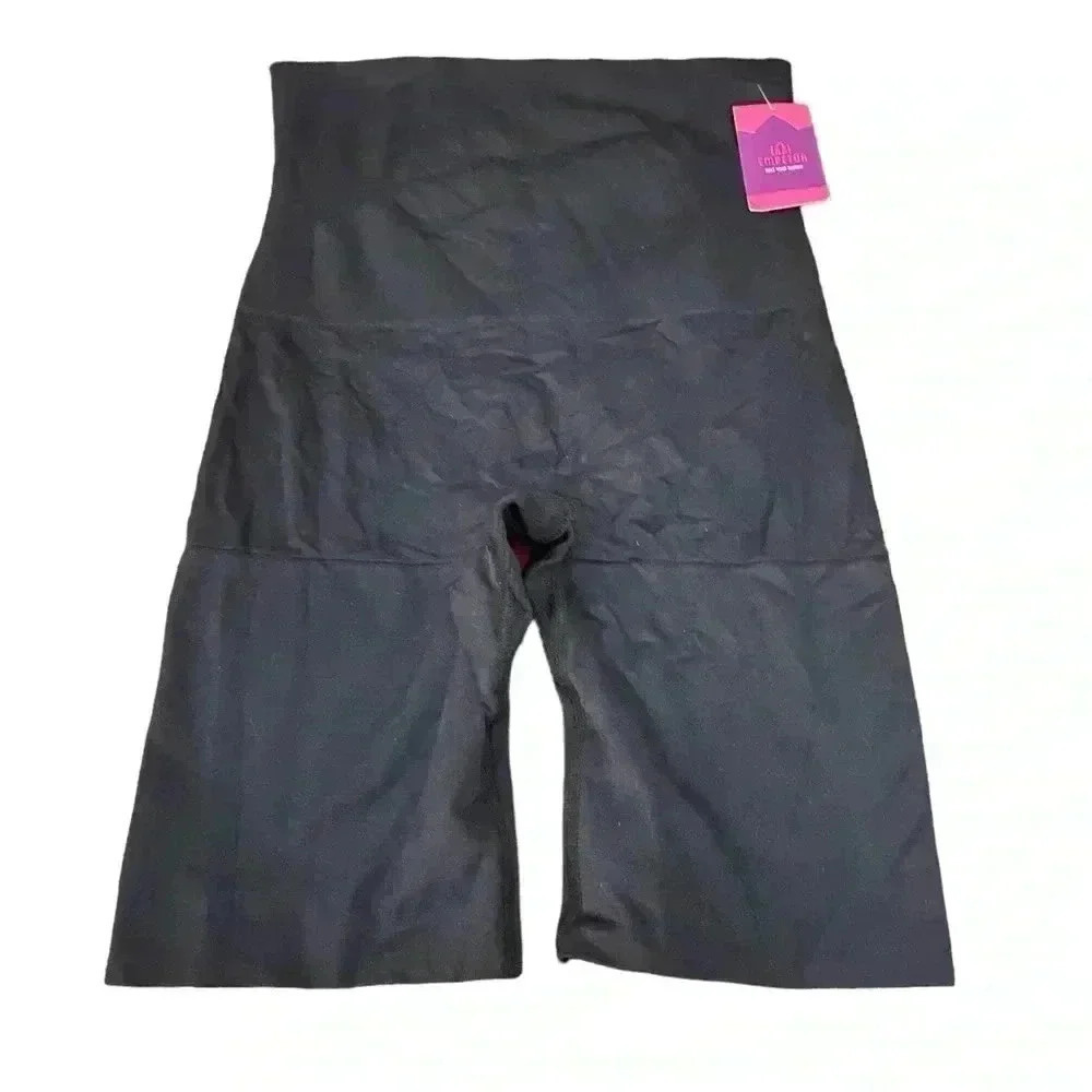New Empetua Black High Waisted Shaper Shorts Large